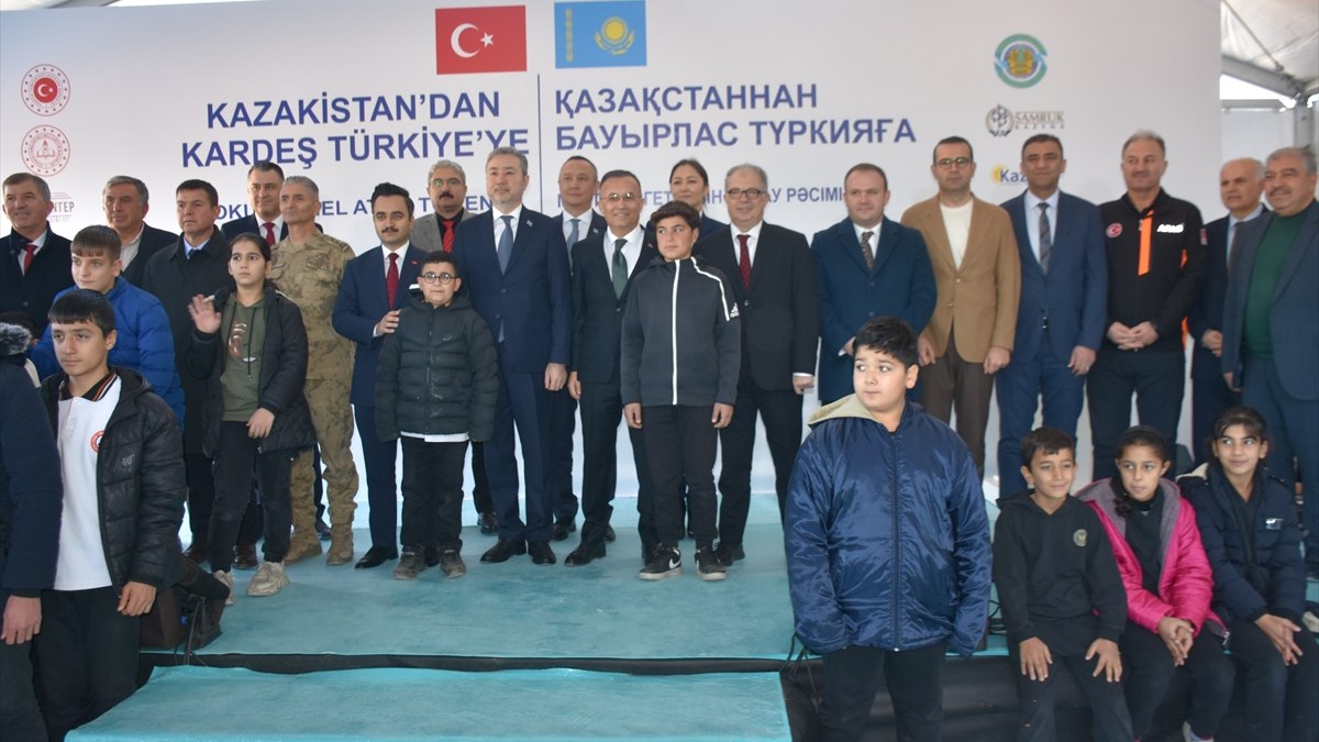 Kazakistan, depremden etkilenen Gaziantep’te bir ilkokulun yapımını üstlendi