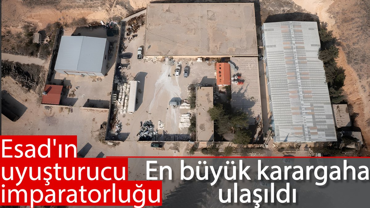 Suriye’de Esad’ın kardeşine ait olan uyuşturucu deposu bulundu