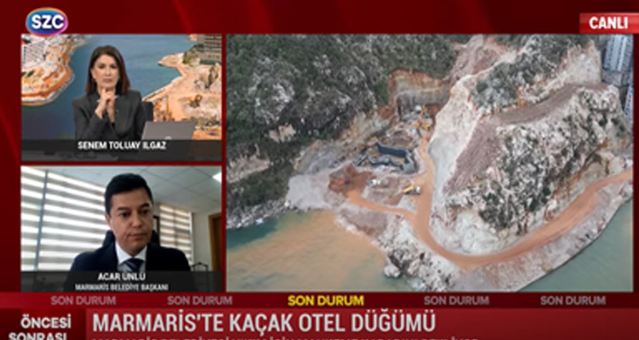 Marmaris’te kaçak otel düğümü: Başkan SÖZCÜ’ye konuştu